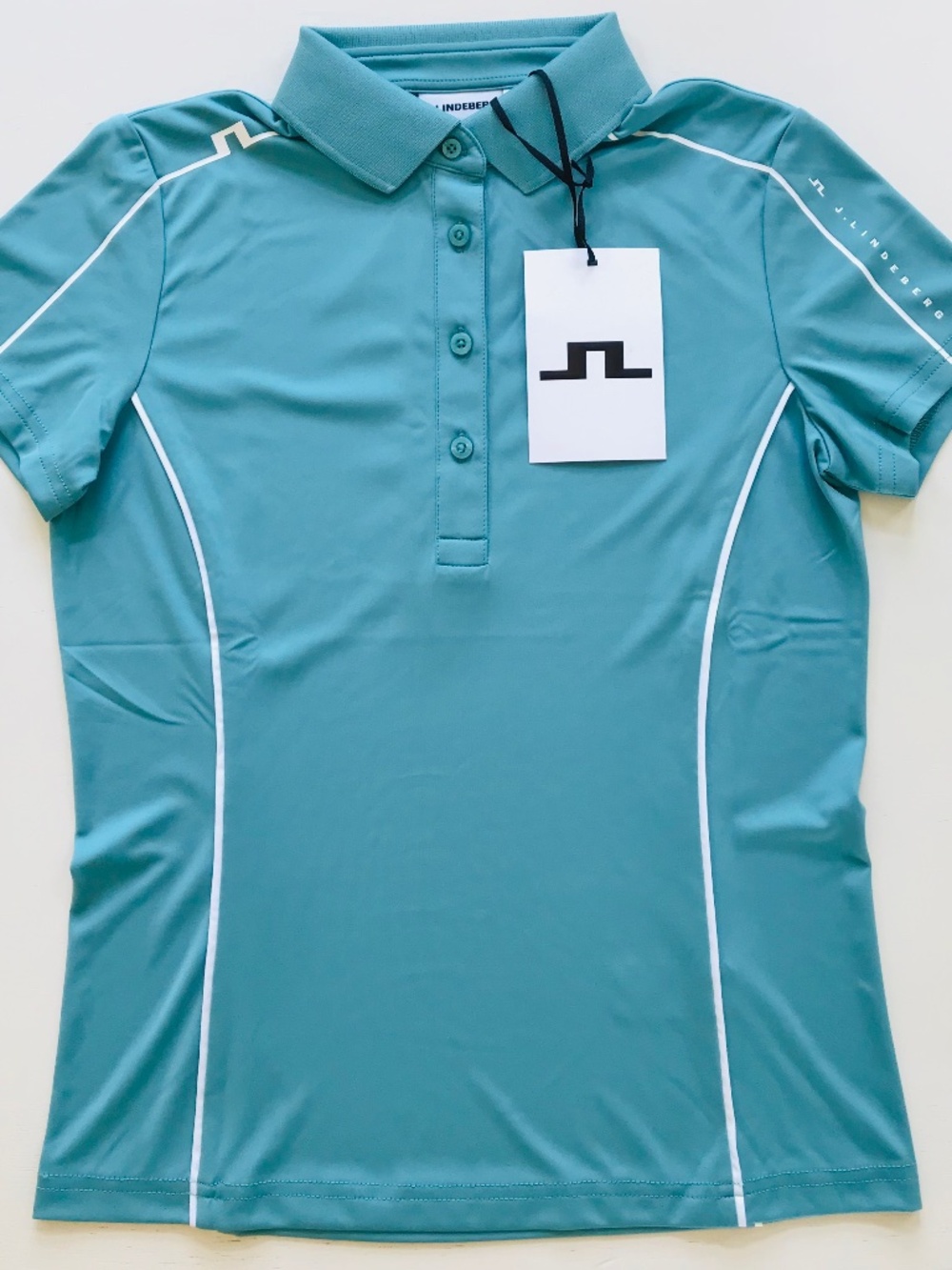 J. LINDEBERG SPRING 2027 LEYLA POLO BRISTOL BLUE